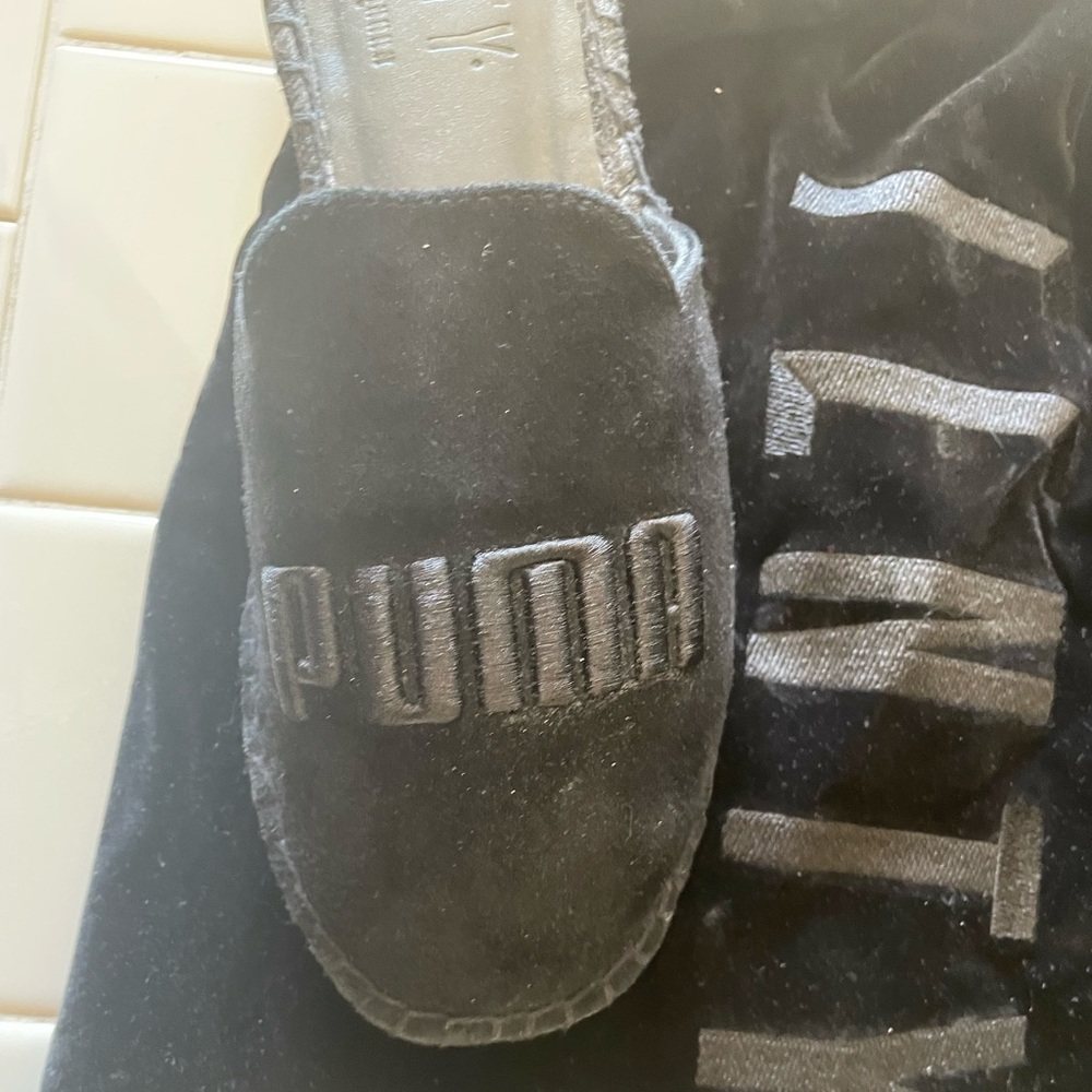 Puma FENTY X Black Suede Espadrilles. - Picture 3 of 4